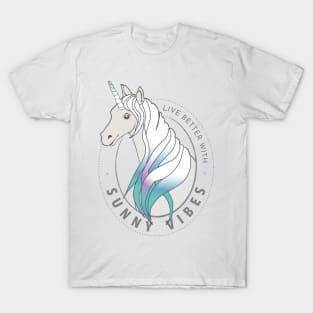 Unicorn sunny vibes T-Shirt